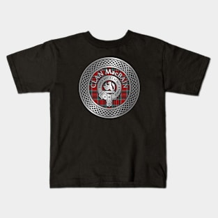 Clan MacBain Crest & Tartan Knot Kids T-Shirt
